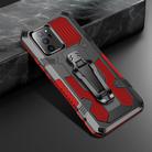 For Samsung Galaxy Note20 Machine Armor Warrior Shockproof PC + TPU Protective Case(Red) - 1