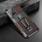 For Samsung Galaxy S20+ Machine Armor Warrior Shockproof PC + TPU Protective Case(Coffee) - 1