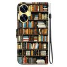 For Realme C55 / Realme Narzo N55 Crystal Texture Colored Drawing Leather Phone Case(Bookshelf) - 3