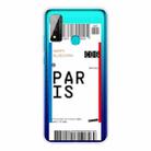 For Huawei P Smart 2020 Boarding Card Series Pattern TPU Protective Case(Paris) - 1