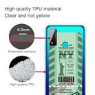 For Huawei P Smart 2020 Boarding Card Series Pattern TPU Protective Case(Green New York) - 3
