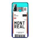For Huawei P Smart 2020 Boarding Card Series Pattern TPU Protective Case(Montreal) - 1