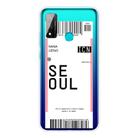 For Huawei P Smart 2020 Boarding Card Series Pattern TPU Protective Case(Seoul) - 1