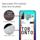 For Huawei P Smart 2020 Boarding Card Series Pattern TPU Protective Case(Toronto) - 3