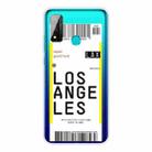 For Huawei P Smart 2020 Boarding Card Series Pattern TPU Protective Case(Los Angeles) - 1