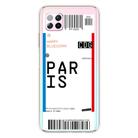 For Huawei P40 Lite 4G Boarding Card Series Pattern TPU Protective Case(Paris) - 1