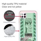 For Huawei P40 Lite 4G Boarding Card Series Pattern TPU Protective Case(Green New York) - 3