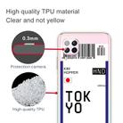 For Huawei P40 Lite 4G Boarding Card Series Pattern TPU Protective Case(Flag Tokyo) - 3