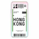 For Huawei P40 Lite 4G Boarding Card Series Pattern TPU Protective Case(Hong Kong) - 1