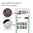 For Huawei P40 Lite 4G Boarding Card Series Pattern TPU Protective Case(Hong Kong) - 3