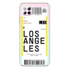 For Huawei P40 Lite 4G Boarding Card Series Pattern TPU Protective Case(Los Angeles) - 1