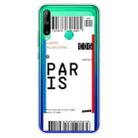 For Huawei P40 Lite E Boarding Card Series Pattern TPU Protective Case(Paris) - 1