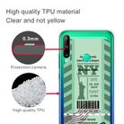 For Huawei P40 Lite E Boarding Card Series Pattern TPU Protective Case(Green New York) - 3