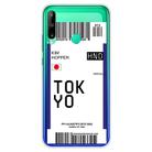 For Huawei P40 Lite E Boarding Card Series Pattern TPU Protective Case(Flag Tokyo) - 1