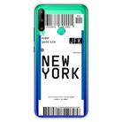 For Huawei P40 Lite E Boarding Card Series Pattern TPU Protective Case(New York) - 1