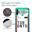 For Huawei P40 Lite E Boarding Card Series Pattern TPU Protective Case(Toronto) - 3