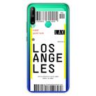 For Huawei P40 Lite E Boarding Card Series Pattern TPU Protective Case(Los Angeles) - 1