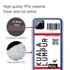 For Huawei Y5P 2020 Boarding Card Series Pattern TPU Protective Case(Kuala Lumpur) - 3