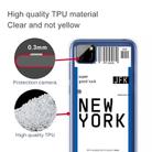 For Huawei Y5P 2020 Boarding Card Series Pattern TPU Protective Case(New York) - 3
