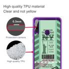 For Huawei Y6P 2020 Boarding Card Series Pattern TPU Protective Case(Green New York) - 3