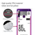 For Huawei Y6P 2020 Boarding Card Series Pattern TPU Protective Case(Flag Seoul) - 3