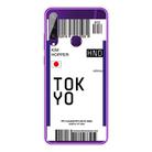 For Huawei Y6P 2020 Boarding Card Series Pattern TPU Protective Case(Flag Tokyo) - 1
