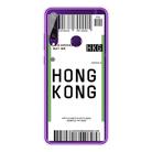 For Huawei Y6P 2020 Boarding Card Series Pattern TPU Protective Case(Hong Kong) - 1