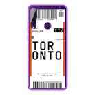 For Huawei Y6P 2020 Boarding Card Series Pattern TPU Protective Case(Toronto) - 1
