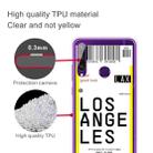 For Huawei Y6P 2020 Boarding Card Series Pattern TPU Protective Case(Los Angeles) - 3