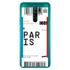 For Xiaomi Redmi 9 Boarding Card Series Pattern TPU Protective Case(Paris) - 1