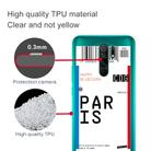 For Xiaomi Redmi 9 Boarding Card Series Pattern TPU Protective Case(Paris) - 3