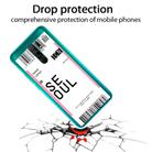 For Xiaomi Redmi 9 Boarding Card Series Pattern TPU Protective Case(Seoul) - 2