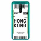 For Xiaomi Redmi 9 Boarding Card Series Pattern TPU Protective Case(Hong Kong) - 1