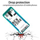 For Xiaomi Redmi 9 Boarding Card Series Pattern TPU Protective Case(New York) - 2