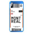 For Xiaomi Redmi 9A Boarding Card Series Pattern TPU Protective Case(Montreal) - 1