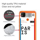 For Xiaomi Redmi 9C Boarding Card Series Pattern TPU Protective Case(Paris) - 3