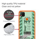 For Xiaomi Redmi 9C Boarding Card Series Pattern TPU Protective Case(Green New York) - 3