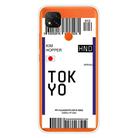 For Xiaomi Redmi 9C Boarding Card Series Pattern TPU Protective Case(Flag Tokyo) - 1