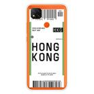 For Xiaomi Redmi 9C Boarding Card Series Pattern TPU Protective Case(Hong Kong) - 1