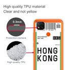 For Xiaomi Redmi 9C Boarding Card Series Pattern TPU Protective Case(Hong Kong) - 3