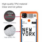 For Xiaomi Redmi 9C Boarding Card Series Pattern TPU Protective Case(New York) - 3