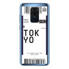 For Xiaomi Redmi Note 9 Boarding Card Series Pattern TPU Protective Case(Tokyo) - 1