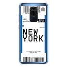For Xiaomi Redmi Note 9 Boarding Card Series Pattern TPU Protective Case(New York) - 1