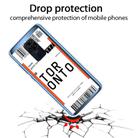 For Xiaomi Redmi Note 9 Boarding Card Series Pattern TPU Protective Case(Toronto) - 2