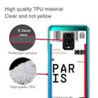 For Xiaomi Redmi Note 9S Boarding Card Series Pattern TPU Protective Case(Paris) - 3