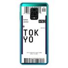 For Xiaomi Redmi Note 9S Boarding Card Series Pattern TPU Protective Case(Tokyo) - 1
