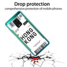 For Xiaomi Redmi Note 9S Boarding Card Series Pattern TPU Protective Case(Hong Kong) - 1