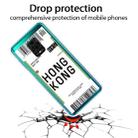 For Xiaomi Redmi Note 9S Boarding Card Series Pattern TPU Protective Case(Hong Kong) - 2