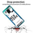 For Xiaomi Redmi Note 9S Boarding Card Series Pattern TPU Protective Case(New York) - 2