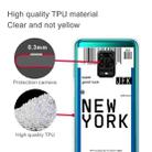 For Xiaomi Redmi Note 9S Boarding Card Series Pattern TPU Protective Case(New York) - 3